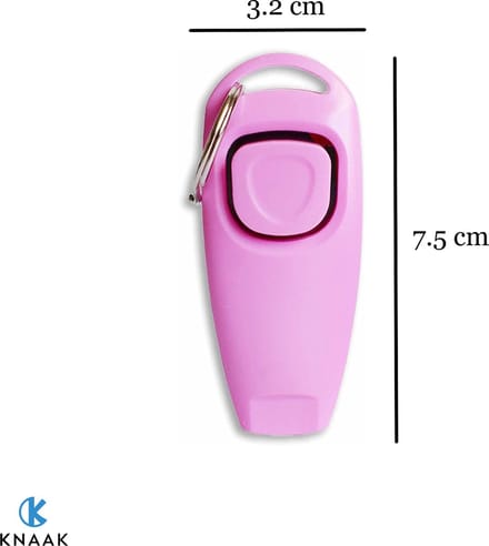 Knaak Clicker met Fluit - 2 in 1 Hondentrainer - Roze