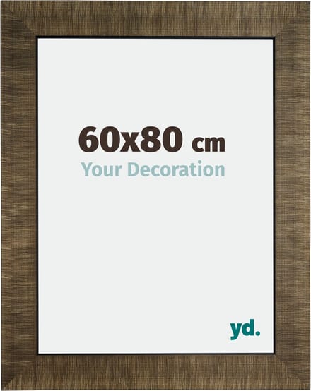 Your Decoration - Fotolijst 60x80 cm - Hout - Champagne Geborsteld - Leeds
