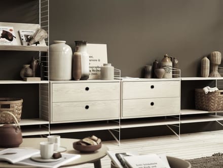 String Furniture - Floor Side Panel - zwart - afzonderlijk - 85 x 30 cm