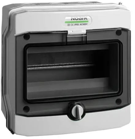 Noark lege groepenkast - installatiekast - 8 posities - IP65 - PHS 8T - (101493)