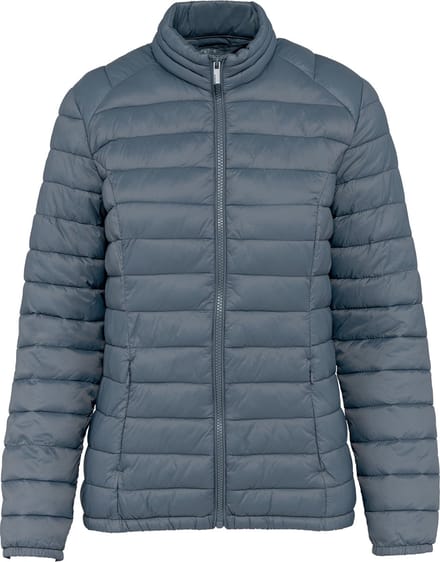 Gerecyclede lichte damesjas 'Sorona' polyester Mineral Grey - M