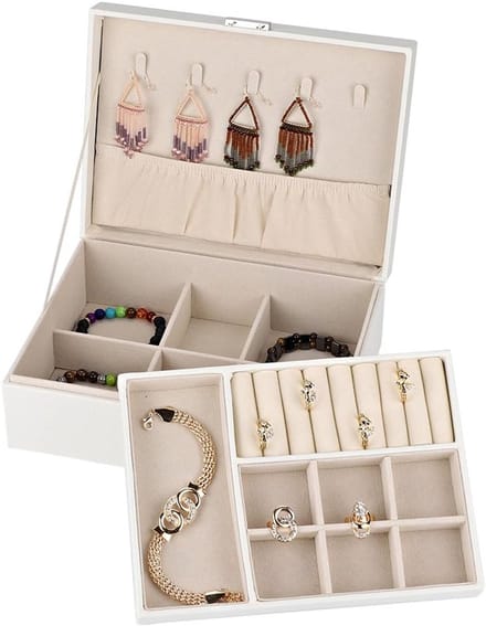 Luxe Sieradendoos met Houten Interieur voor Ordelijke Opberging