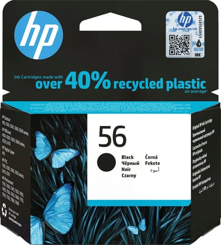 HP 56 - Inktcartridge / Zwart / Blister (C6656AE)
