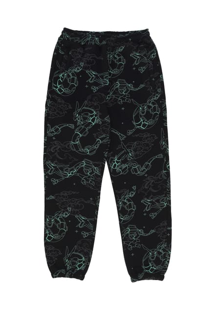 Mannen Jumpsuit Rayquaza patroon trui zwart