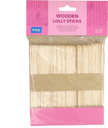PME Lollystokjes Hout pk/50