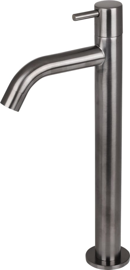 Differnz Wastafelkraan - Koudwaterkraan - Hoog - 28.5 x 11.5 cm - Gun Metal
