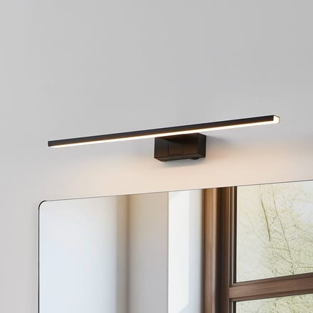EGLO Conettilla Spiegellamp - Badkamer - LED - 60 cm - Zwart/Wit - Instelbaar wit licht