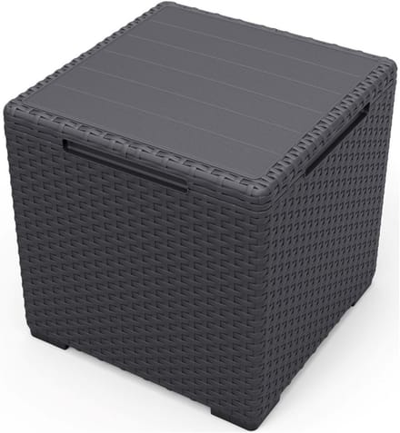 Opbergdoos voor tuin en balkon - Compacte tafel met extra opbergruimte