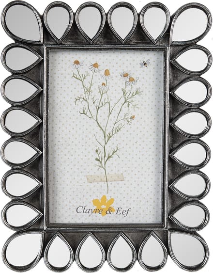 Clayre & Eef Fotolijst 13x18 cm Zwart Polyresin