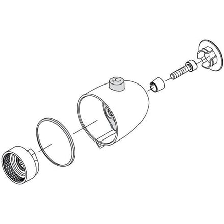 Hansgrohe Ecostat 2001 thermostatic handle for 13340000, 96225000