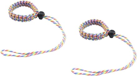 Camera Polsband - Veiligheidskoord - Apparatuur Beveiligen - Handgebreid Paracord - 3 Meter - Iriserend
