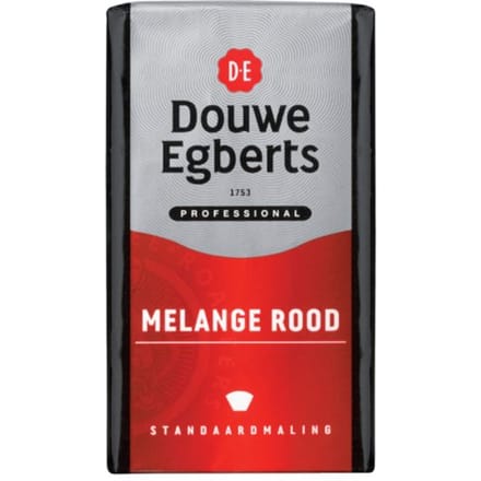 Koffie Douwe Egberts snelfiltermaling Melange Rood 250gr