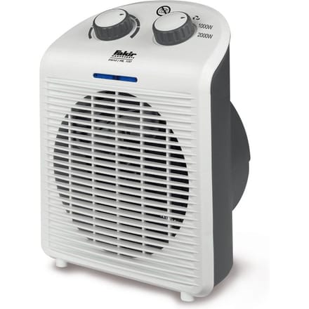 Fakir Trend HL 100 Elektrische Kachel - Verwarming met Ventilator - Wit/Grijs