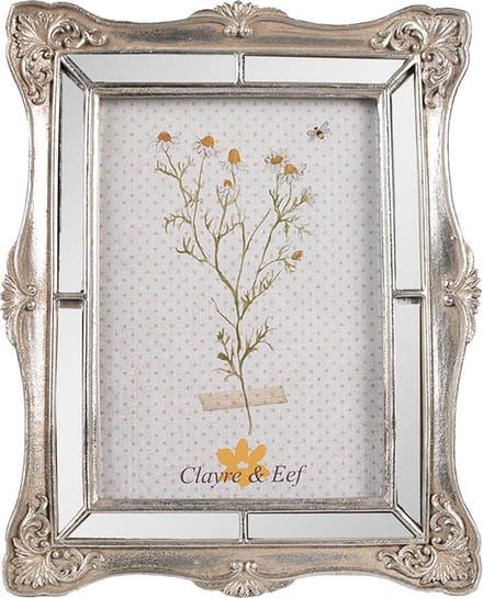 Clayre & Eef Fotolijst 13x18 cm Zilverkleurig Polyresin
