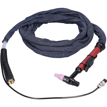 TIG Lasbrander Flexibele Kop Geïntegreerd Argon Booglaspistool M16 QQ150 3,7 meter
