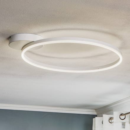 Fabas Luce LED plafondlamp Giotto 1-lamp, wit