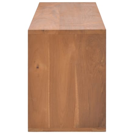 vidaXL - Tv-meubel - 110x30x40 - cm - massief - teakhout