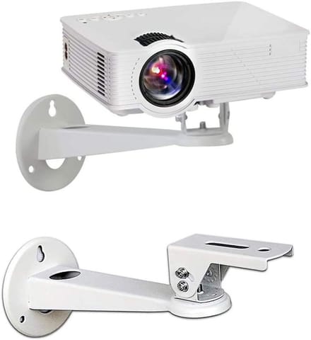 Universele Wandmontage Beugel voor Mini-Projector, Camera of Webcam - Wit