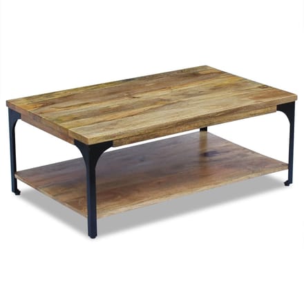 vidaXL - Salontafel - 100x60x38 - cm - mangohout