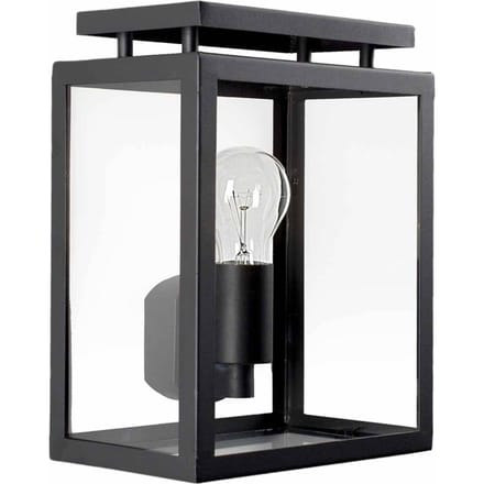 K.S. Verlichting Buitenwandlamp de Vecht, 28 cm, zwart
