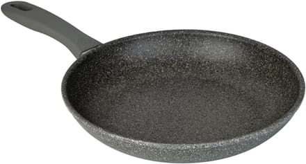 Koekenpan - Braadpan Multifunctionele pan - Koken op inductie - Antikleef coating - 20 cm - Graniet