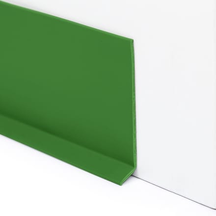 Rubbermagazijn - PVC Plint Groen - 80x1,9mm - Flexibele plint - Lengte 5 meter - Vloerplint