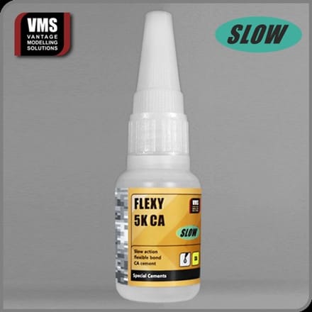 VMS Flexy 5K CA PE Slow – Langzaam uithardende Lijm voor Photo-Ets Onderdelen