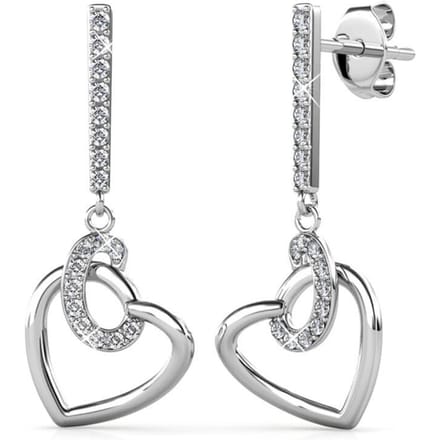 Allure Oorbellen - Zilver en Kristal
