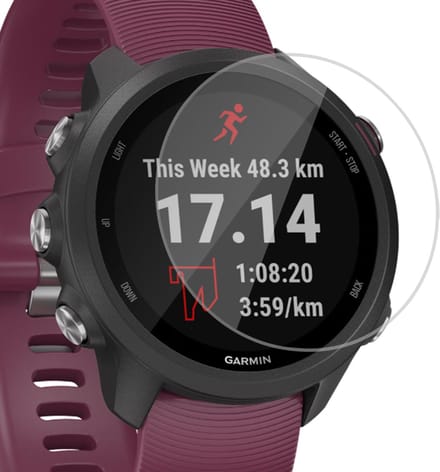Geschikt voor Garmin Forerunner 245 Screenprotector - Beschermglas Folie Geschikt voor Garmin Forerunner 245