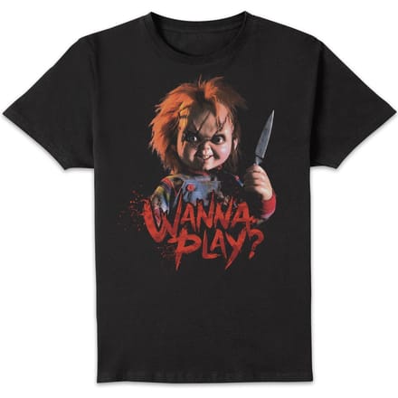 Chucky Wanna Play? T-shirt - Zwart - S