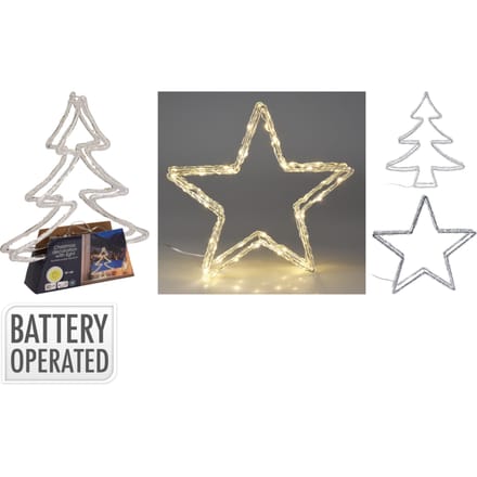 Kerstfiguur met LED assorti