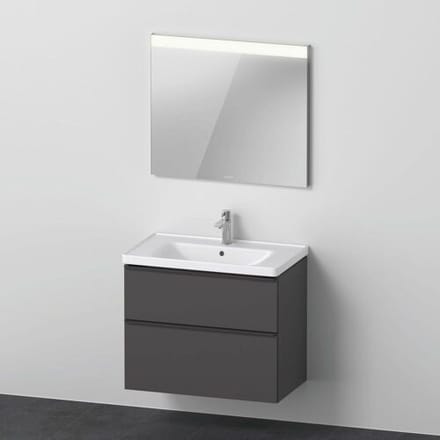 Duravit D-Neo furniture set with square mirror 80 cm DE011304949