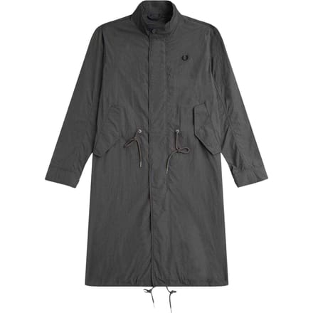 Fred Perry Heren Dunne Rechthoekige Hem Parka (Gunmetal)