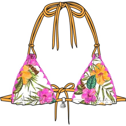 Dames zwemkleding top Banana Moon Nuco Tortuga