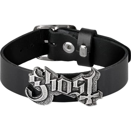 Alchemy Ghost - Logo Polsband - Zilverkleurig/Zwart