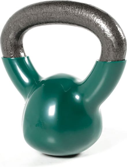Olive Vynil 6kg Kettlebell Groen 6 kg