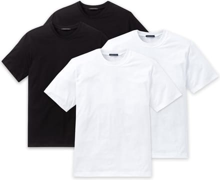 SCHIESSER T-shirt American T-Shirt 3XL Verpakking van 4