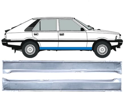 Reparatie dorpel voor FSO Polonez 1978-2002 / Links + Rechts / Set