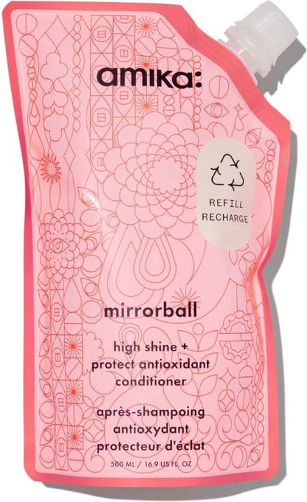 amika mirrorball high shine + protect antioxidant conditioner 500 ml