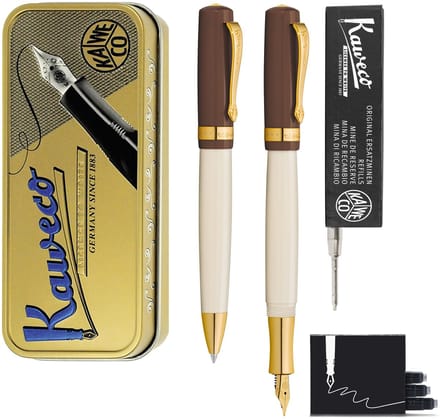 Kaweco - Cadeauset - Student 20's Jazz - Vulpen (Medium) - Balpen - extra vullingen