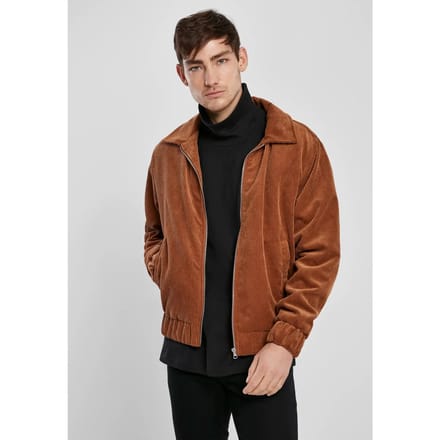 Urban Classics - Boxy Corduroy Jacket - M - Bruin