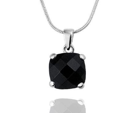 Montebello Ketting Black Dust - 925 Zilver Gerhodineerd - ∅12mm - 42cm