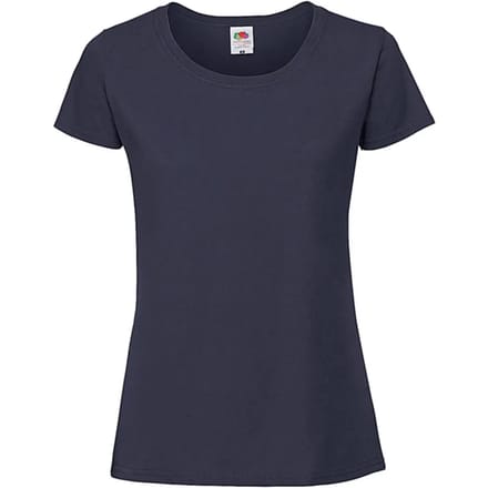 Dames-T-shirt Fruit of the Loom Ringspun Premium