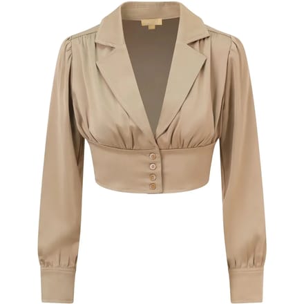 Korte Zijde Blouse Dames Balou