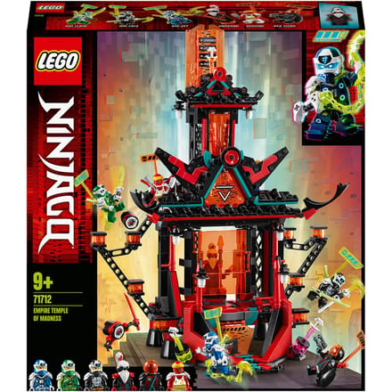 LEGO 71712 NINJAGO Keizerrijk Tempel van Waanzin Bouwset met 3 Ninja en Schurken Poppetjes voor Kinderen van 9 Jaar en Ouder