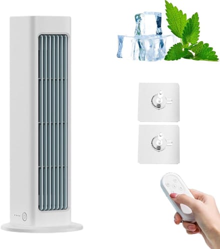 Draagbare Airco - Persoonlijke Koeler - Snelle Koeling - Stil en Energiezuinig - Compact Ontwerp - Wit