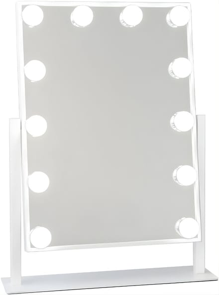 Ploutos® Vanity Spiegel - Verstelbare Helderheid- Touch Bediening - Wit - 48cm x 36cm x 1cm