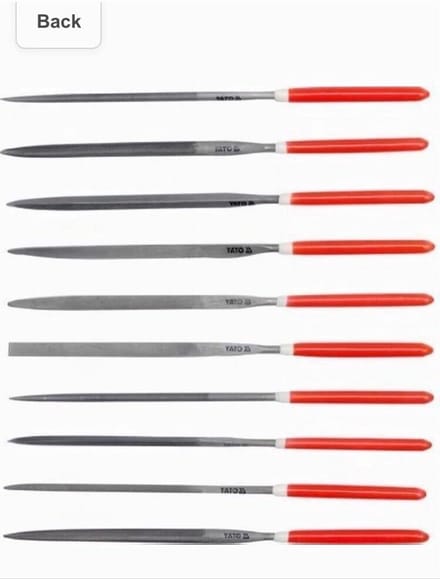 Naaldvijl Set - Metaalvijl Set - Metaal Bewerken - Flexibel Ontwerp - 160 mm - Grijs