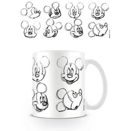 Mok voor kinderen Pyramid Mickey Sketch Faces /2