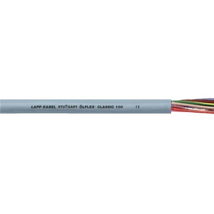 LAPP ÖLFLEX® CLASSIC 100 Stuurstroomkabel 3 x 0.75 mm² Grijs 101254/100 100 m